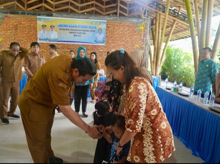 Wabup Pulang Pisau Resmi Luncurkan Program Percepatan Penurunan Stunting 2025